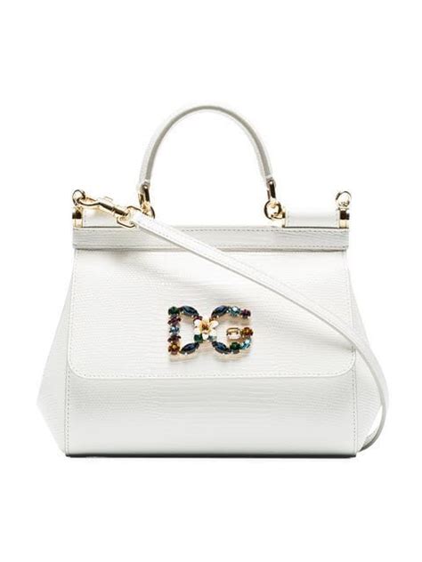 dolce gabbana petit sac|Small Sicily handbag in White for Women .